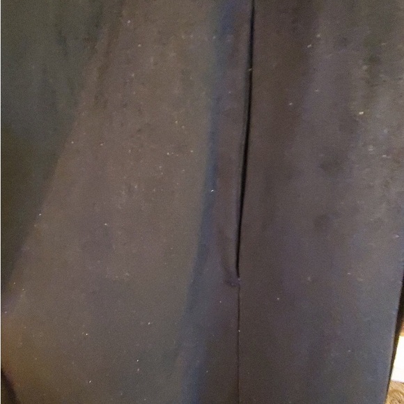 Adrianne Vittadini NWT Black Faux suede Draped open front blazer Jacket Sz XS - Picture 8 of 10